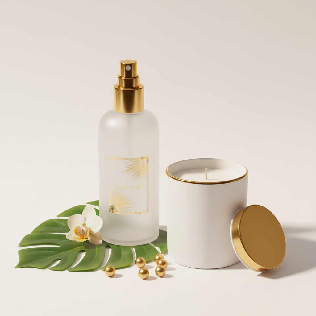 Spray intérieur et bougie - Déco Maison