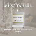 bougie parfumée Musc Tahara – Pureté Enveloppante