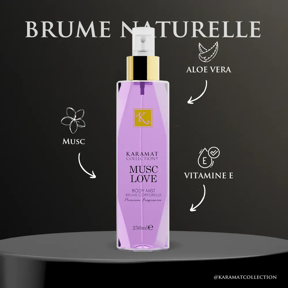 MUSC LOVE Brume Corporelle 250ml