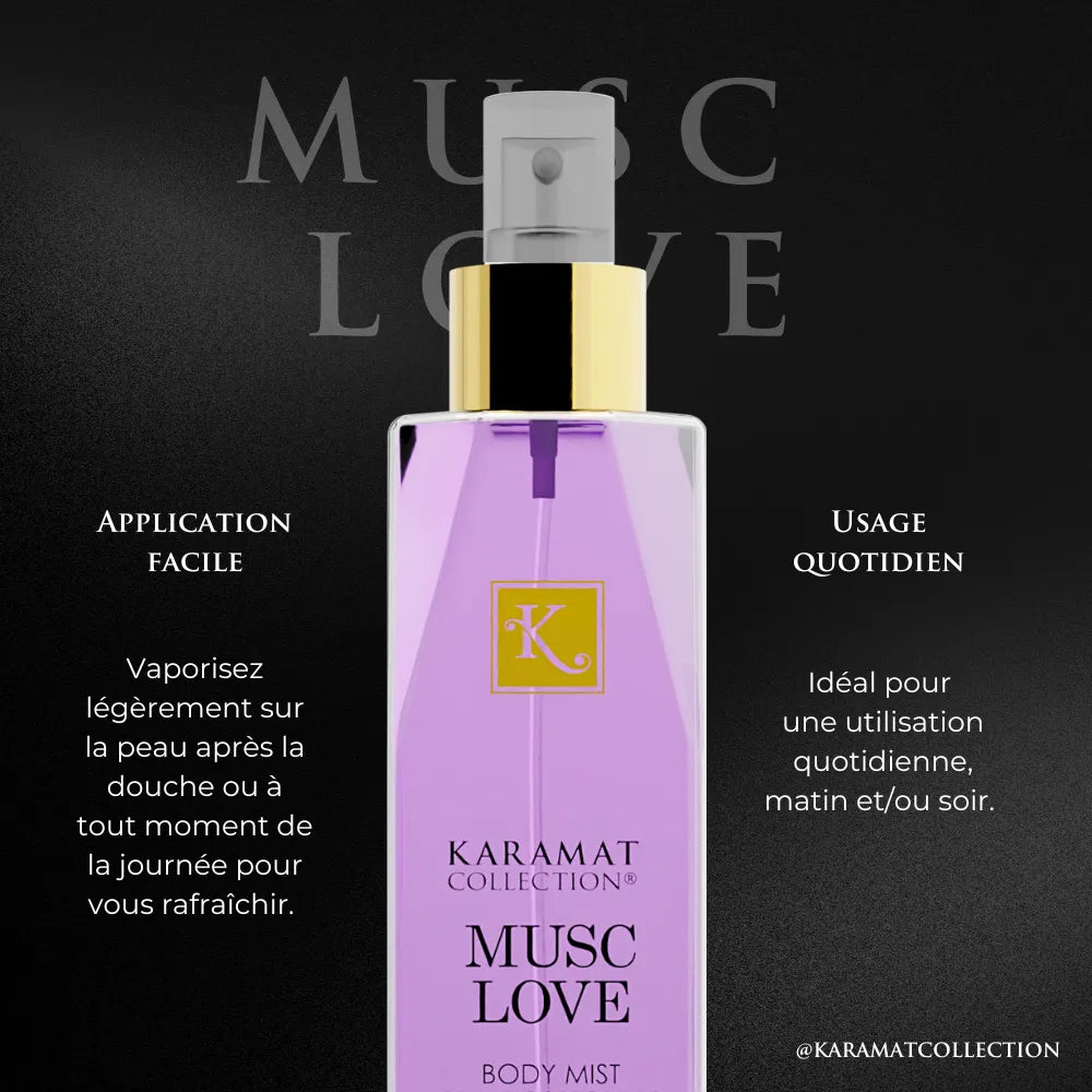 MUSC LOVE Brume Corporelle 250ml